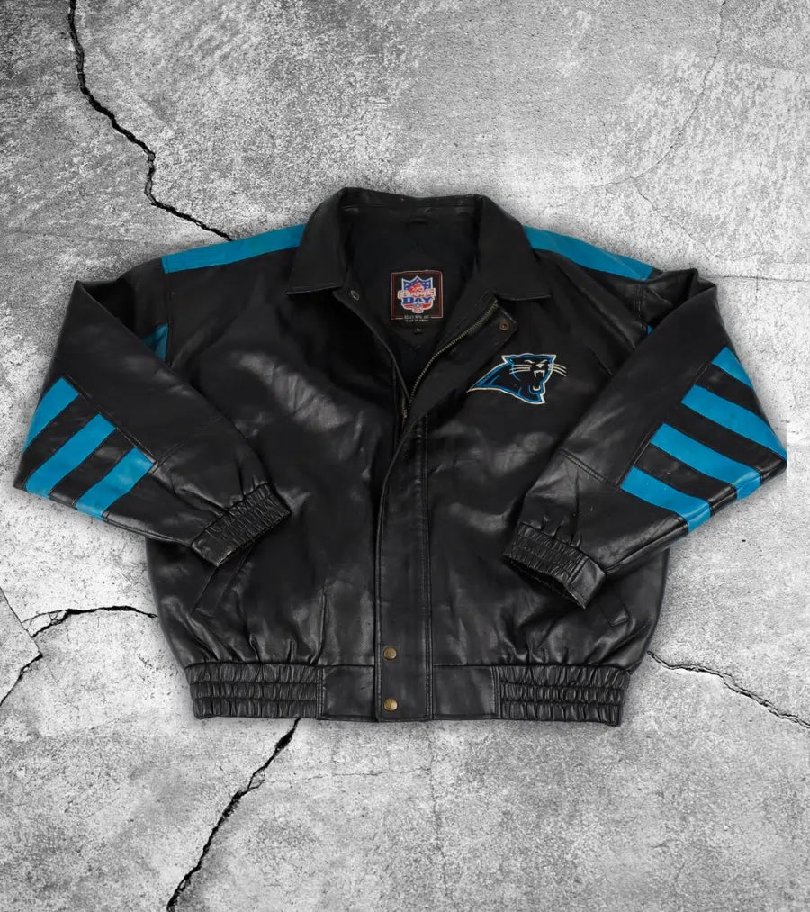 NFL Panthers Leder Jacke